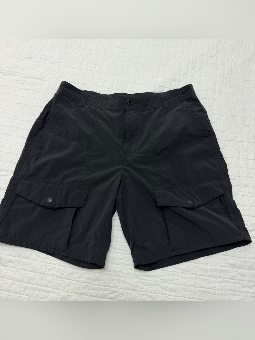 REI Co-op Black Cargo Outdoor Hiking Shorts Size 36